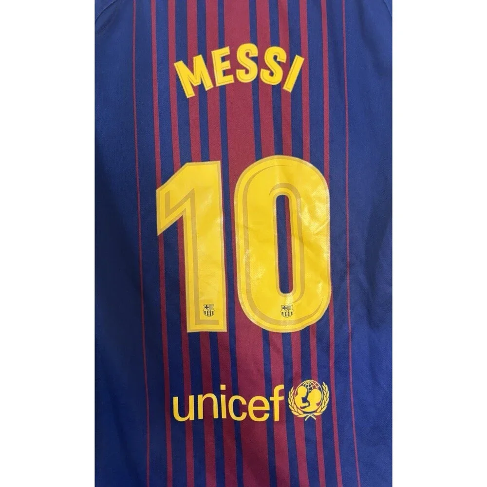 Nike FC Barcelona Messi #10 2017 Home Jersey Women’s Small Dri-FIT Rakuten